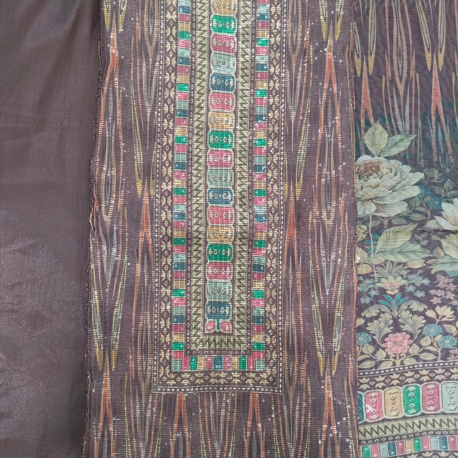 Bombay Silk Three piece(SP:0051)