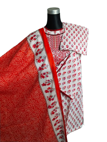 Stitched Cotton Three Piece (SP:0511)