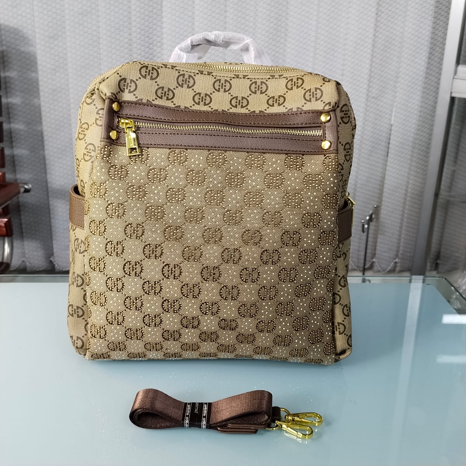 Luxury Leather Backpack - (MB-7720)
