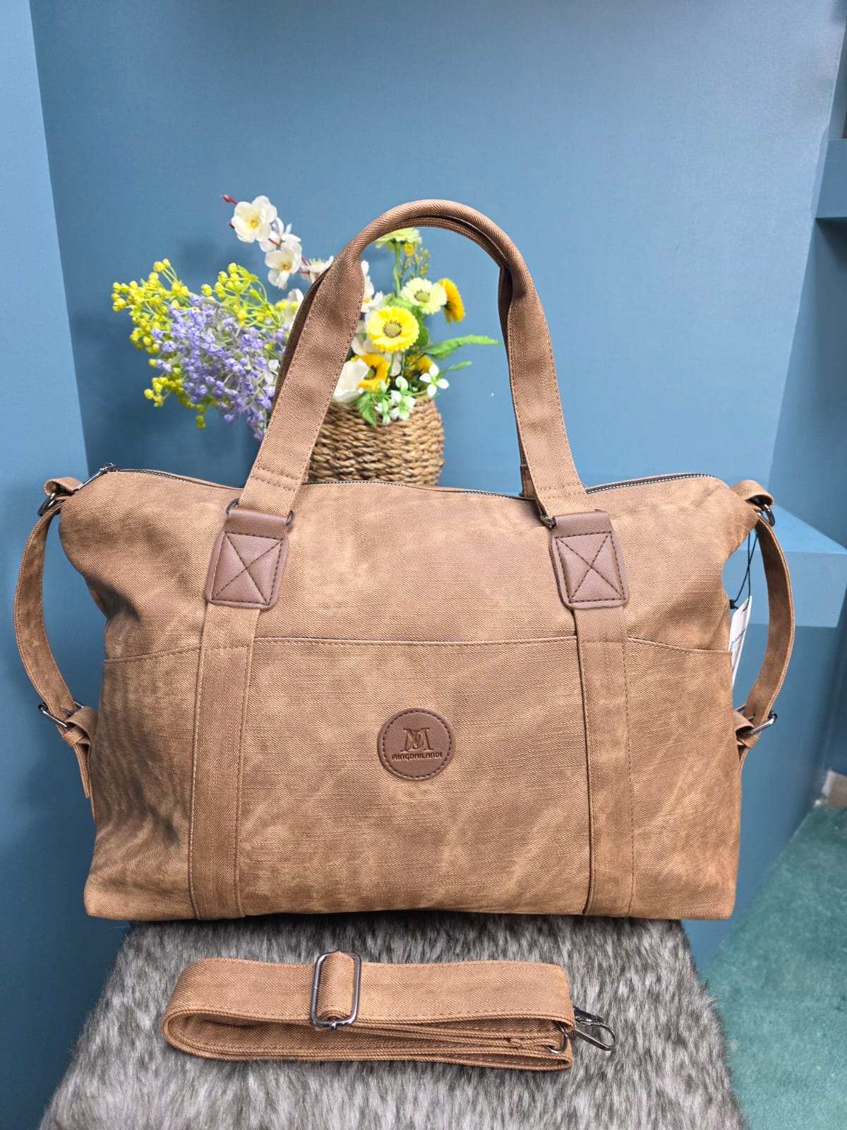 Mingdailandi Travel Bag with Long Belt (8823)