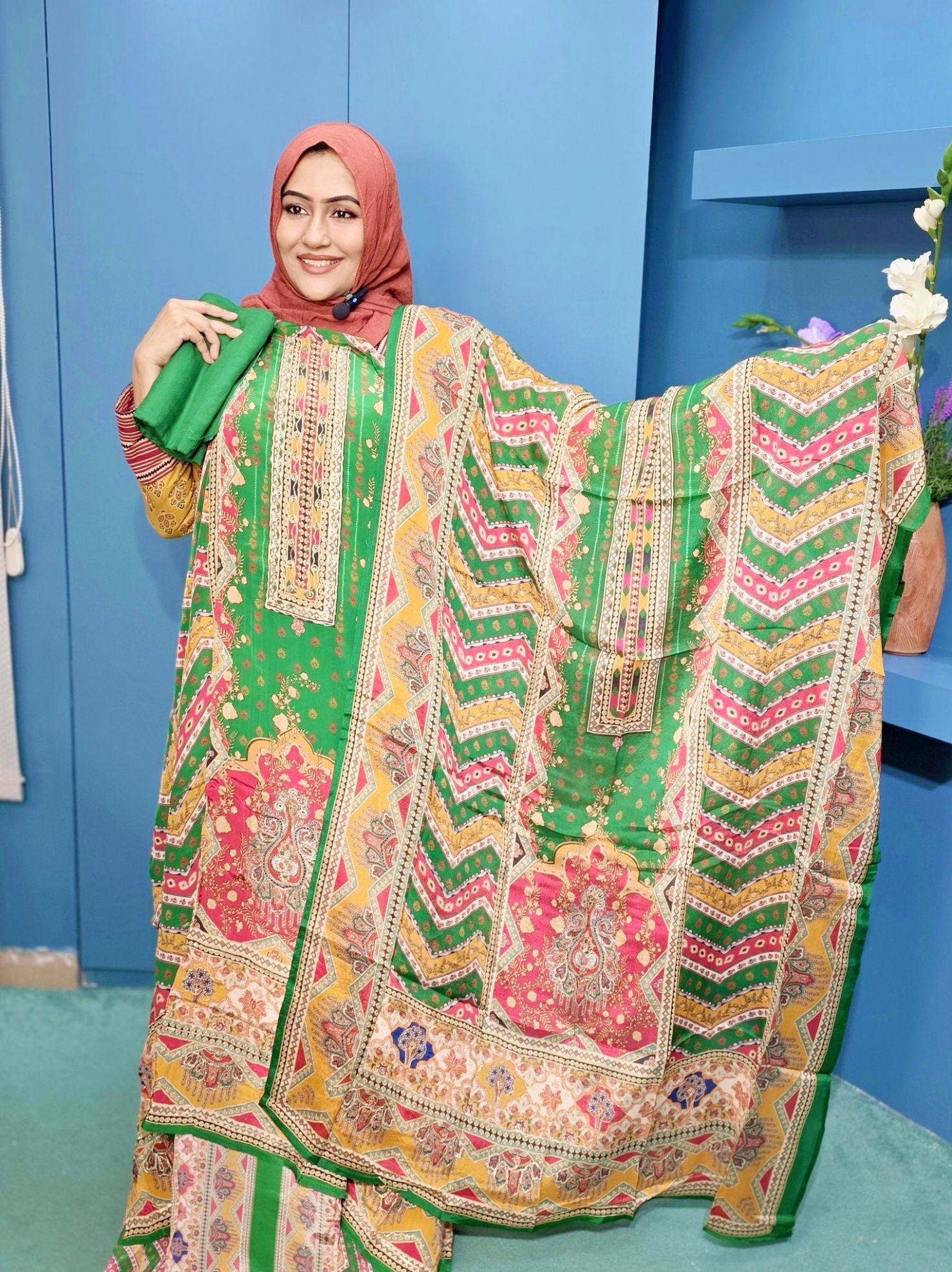 Premium Multani Silk Three Piece