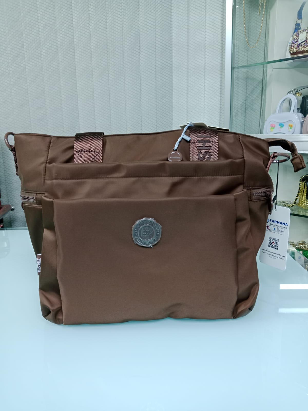 JIELSHI Luxurious Fabric Shoulder Bag (B159)