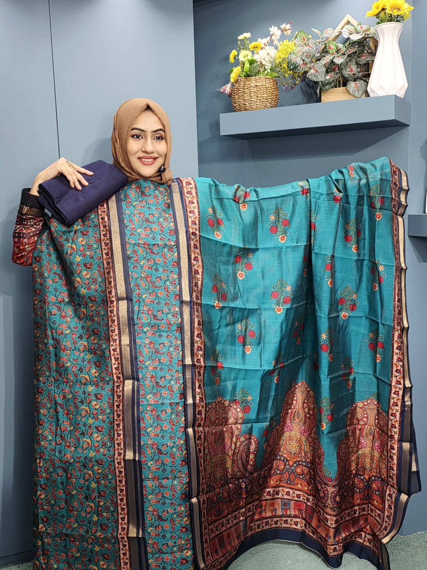Exclusive Kani Moheswari Three Piece