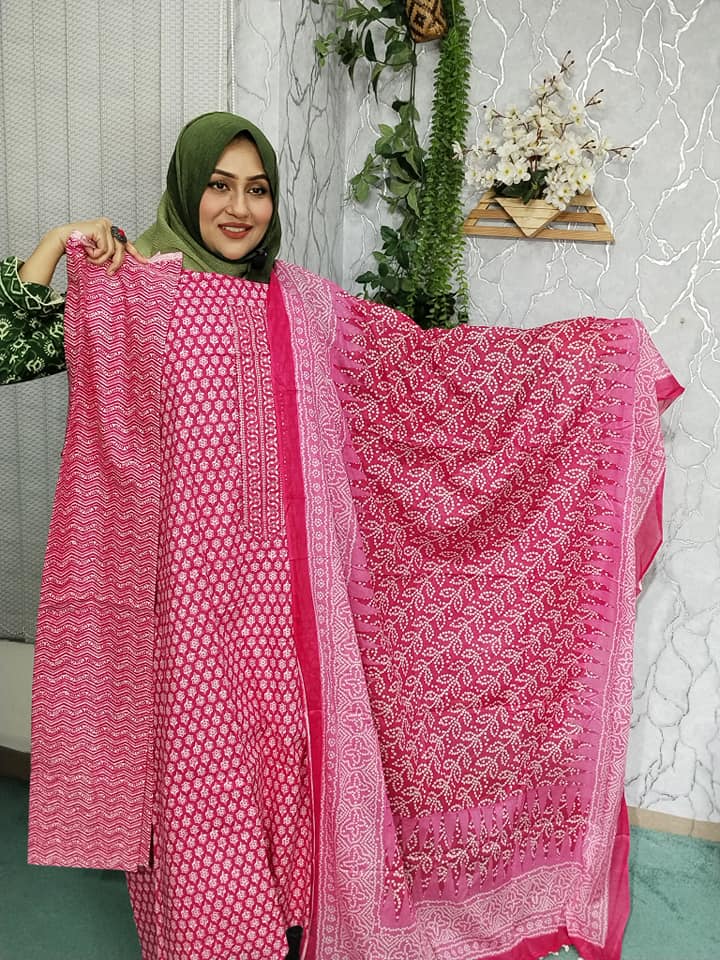 Orginal Indian Joypuri Three Pieces
