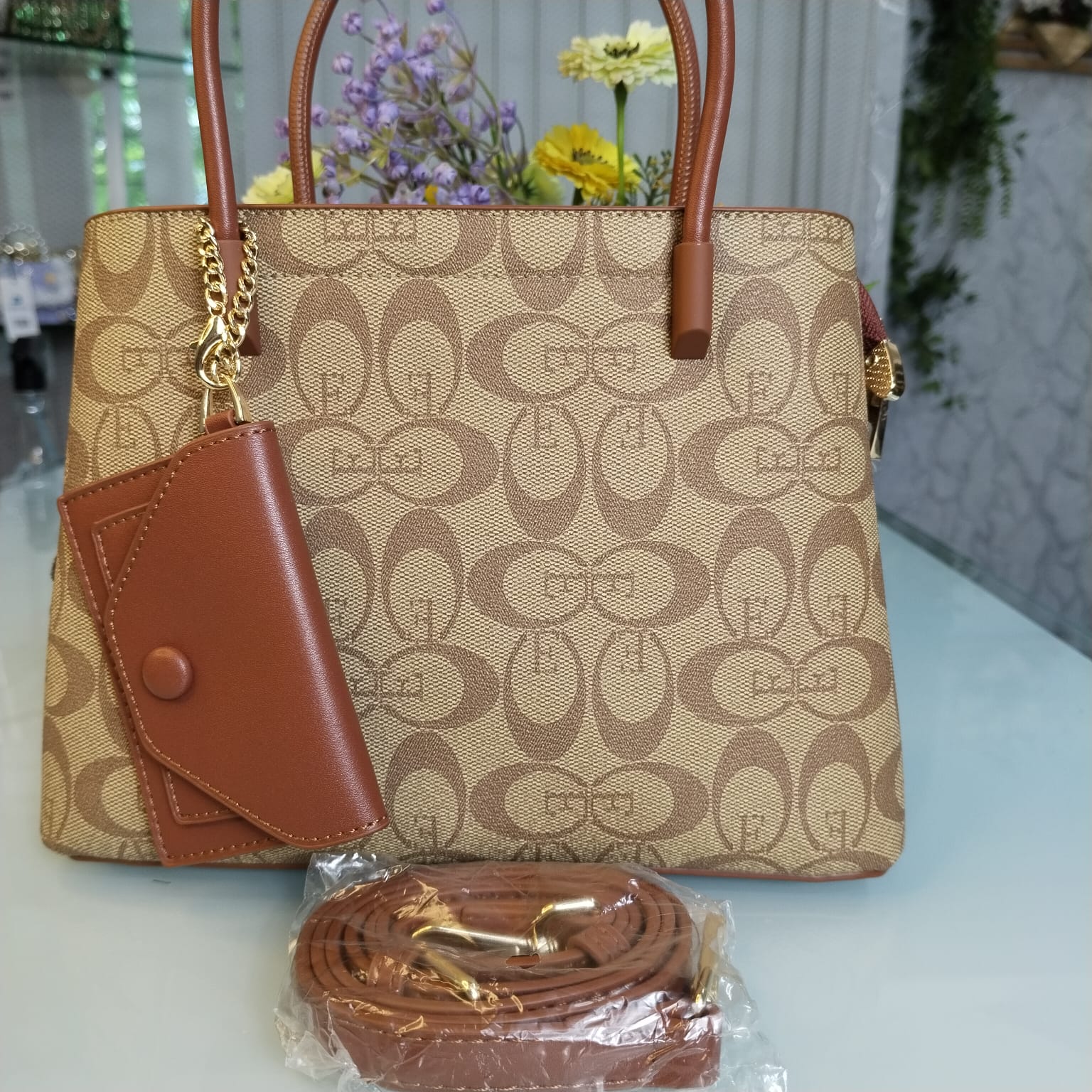 Osa Milam Brand Lusarious Hand Bag – Brown