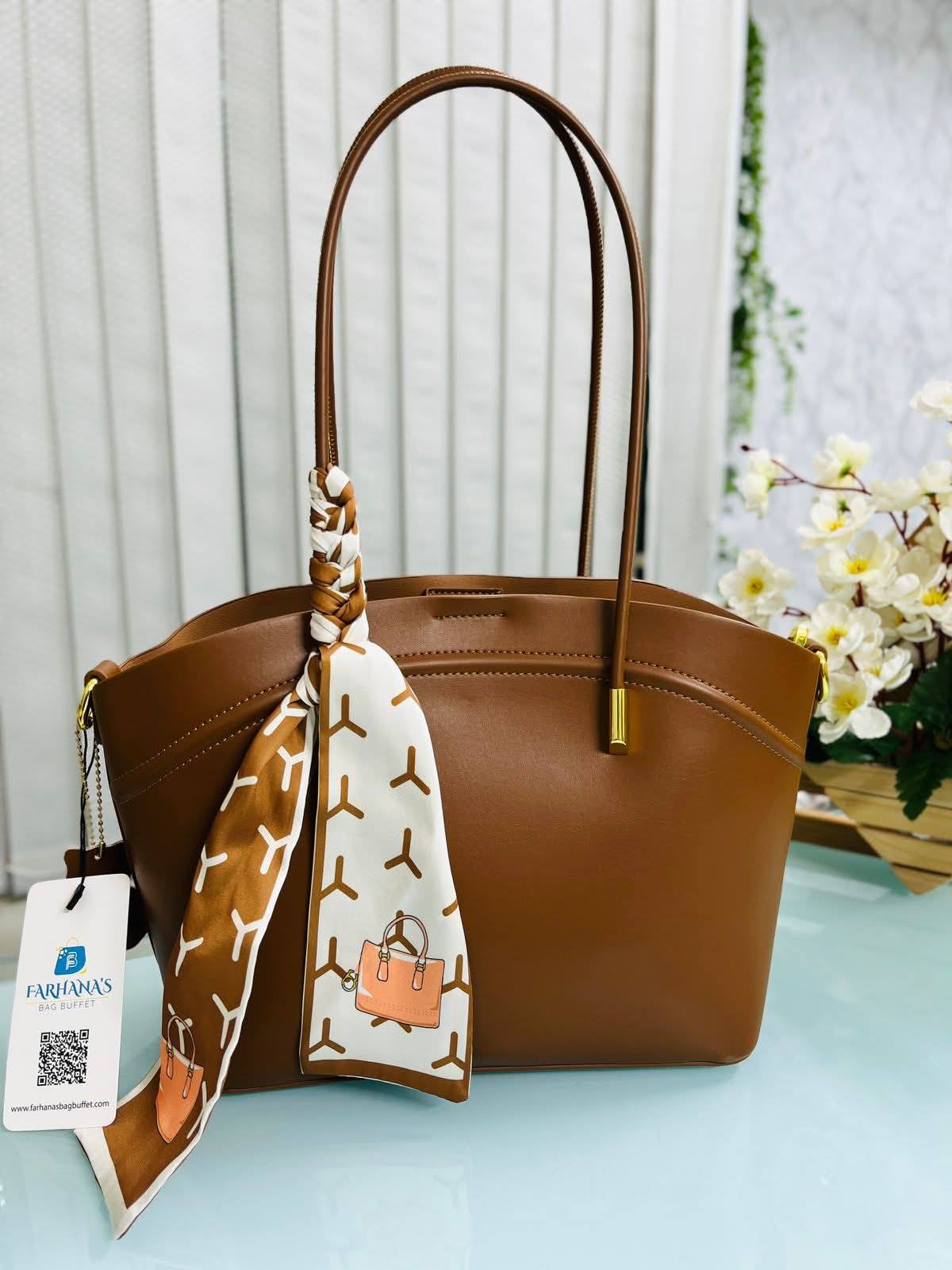 OSA MILAM Luxurious Leather Shoulder Bag