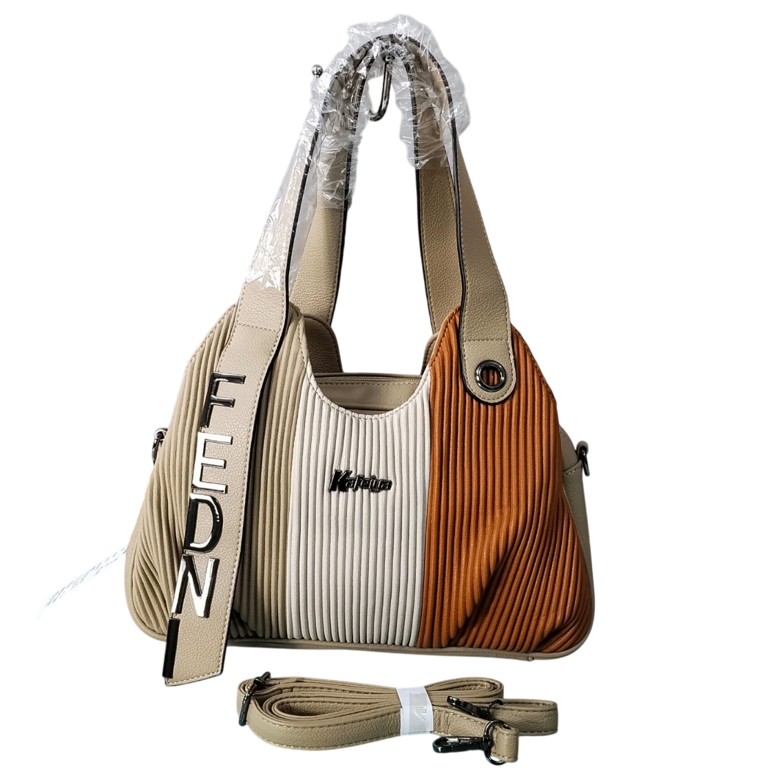 Kafeiya Luxurious Leather Shoulder Bag- 13"/9"