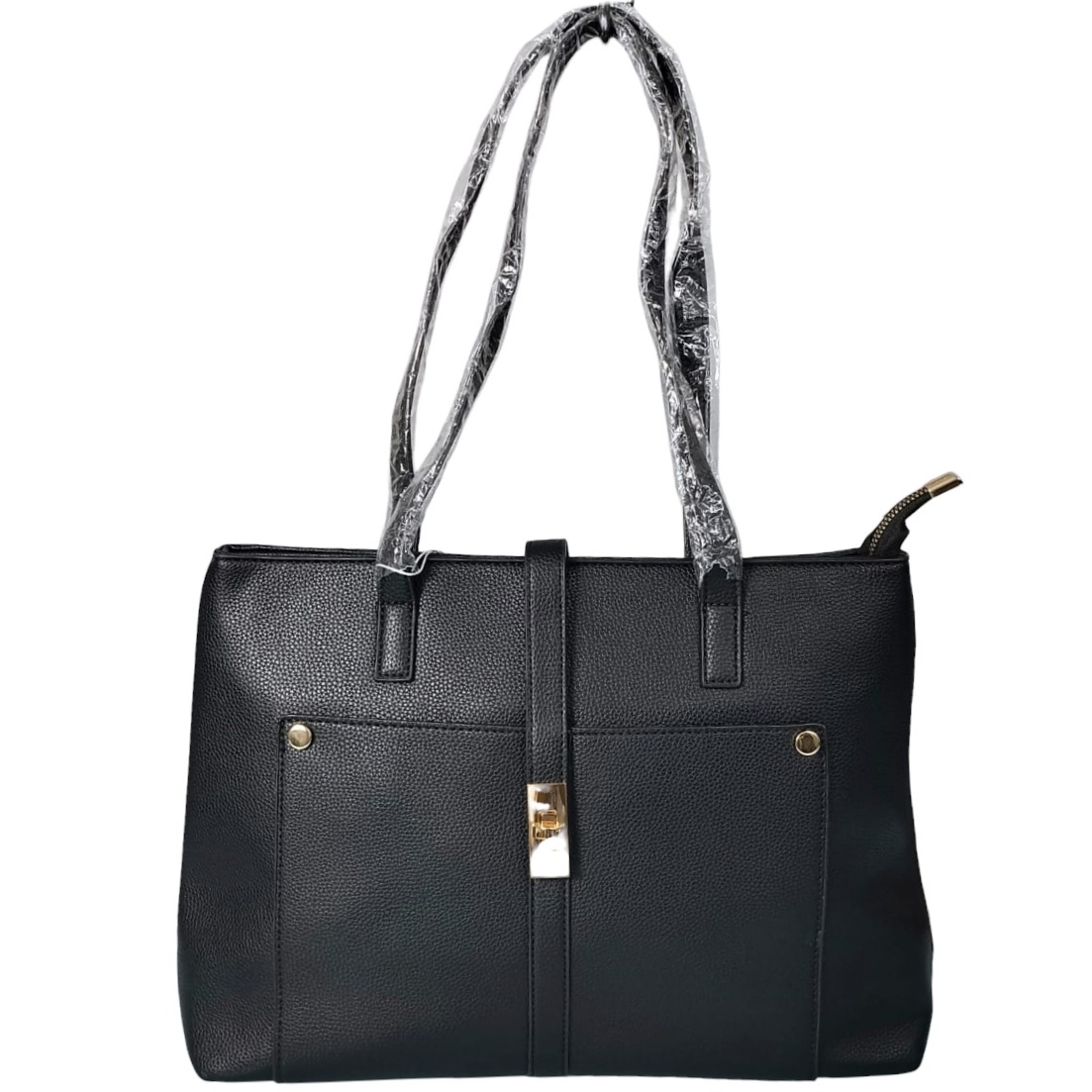 Luxurious Leather Shoulder Bag – 14.5" × 11"