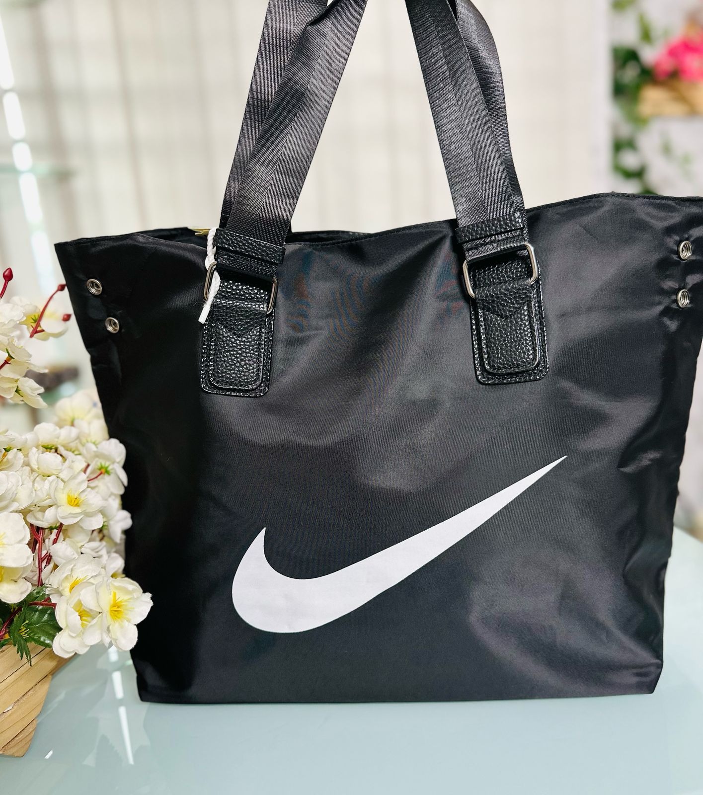 Yibaiyi Brand Parachute Fabrics Nike Travel Bag (Single Zipper)