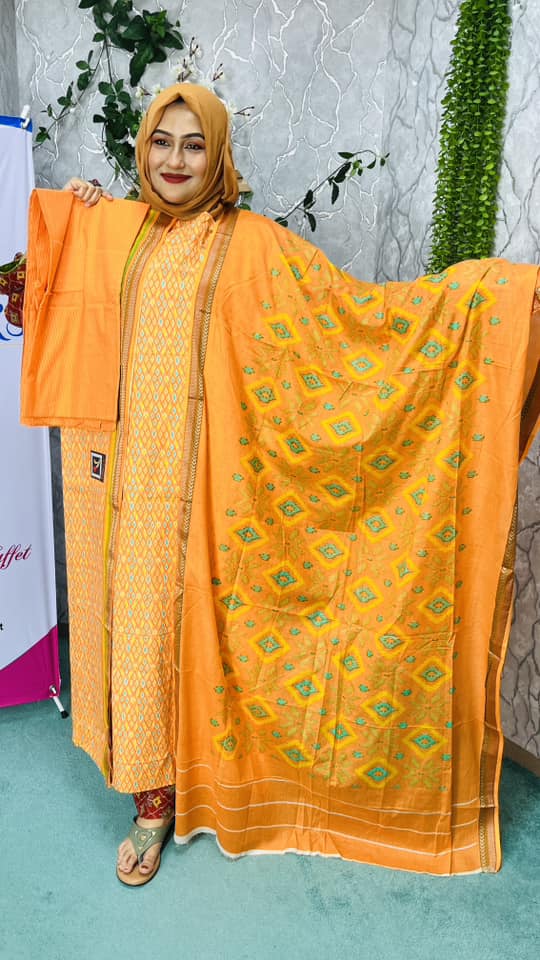 Jaypuri Piyani Piani Three Piece  (SP-1550)