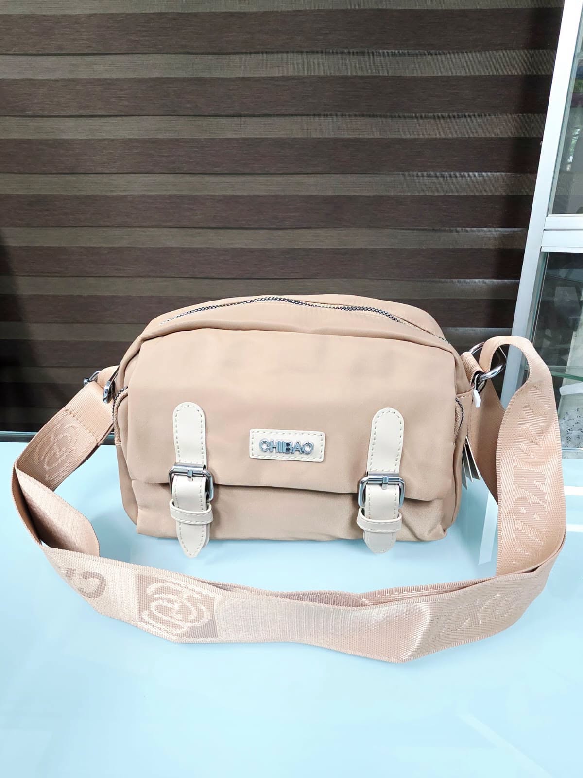 CHIBAO Brand Premium Fabric Crossbody Bag (00602#)